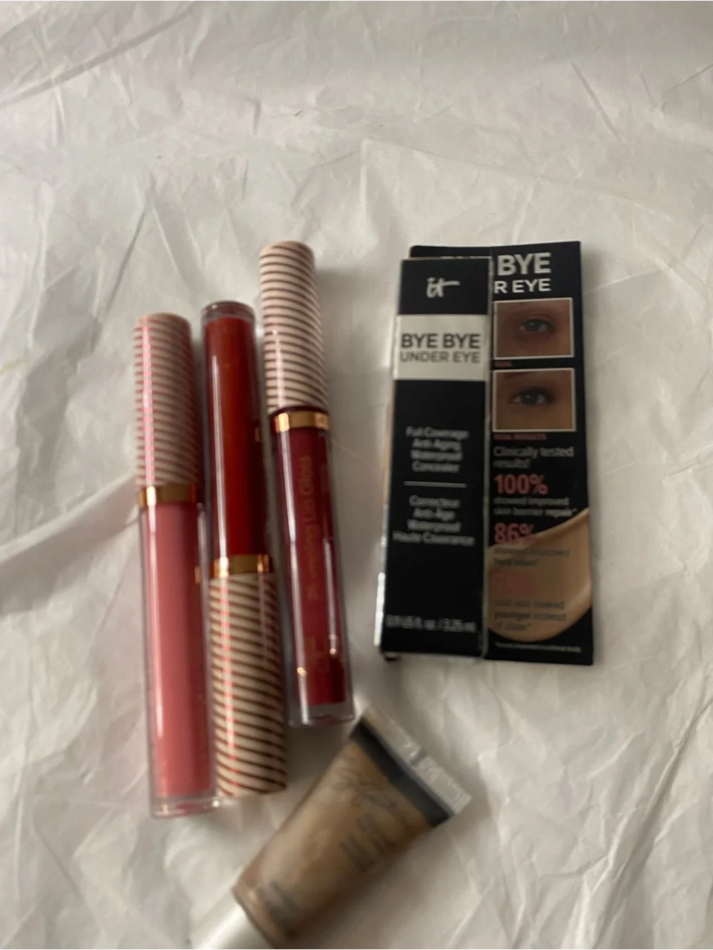 IT Cosmetics Bye Bye Under Eye Concealer & Liquid Lip Duo - Pink & Red